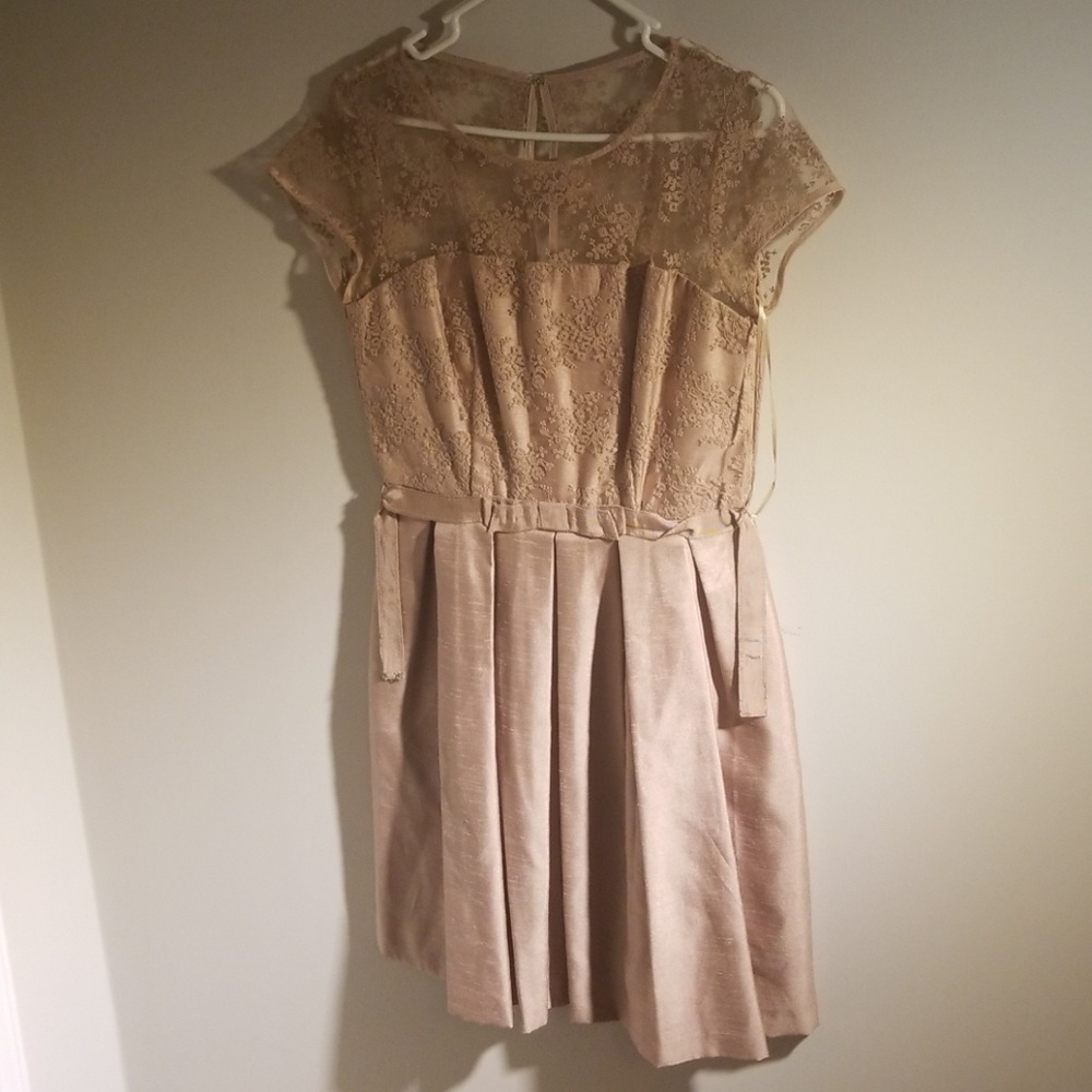 Blush cocktail dress